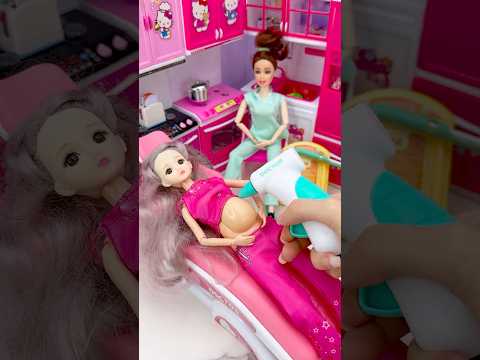 Satisfying With Unboxing Barbie Hospital Toys, ASMR Video #shorts