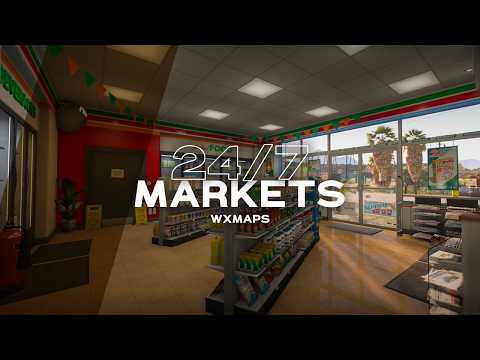 24/7 Supermarkets FiveM Interiors preview by WXMAPS