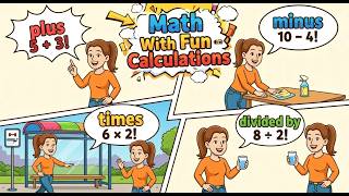 30 Easy Plus Minus Times Sentences in English – Math for Beginners! 📊✨ #nativeenglish #english