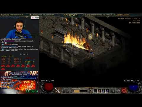 Diablo 2 - HELL HC DRUID SPEEDRUN (Little bit of Slop)