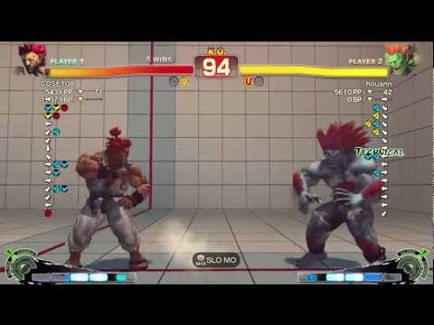 -6 (Akuma) vs Noriyasu (Blanka)  - AE2012 Endless Match *720p HD*
