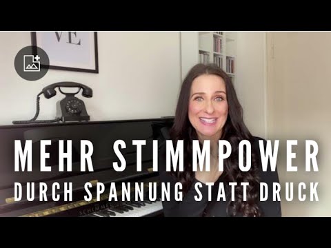 Mehr Stimmpower durch Spannung statt Druck