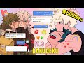 BAKUDEKU HAVE THEIR FIRST KISS BKDK Swap Bodies Pt 3 MHA Texting Story