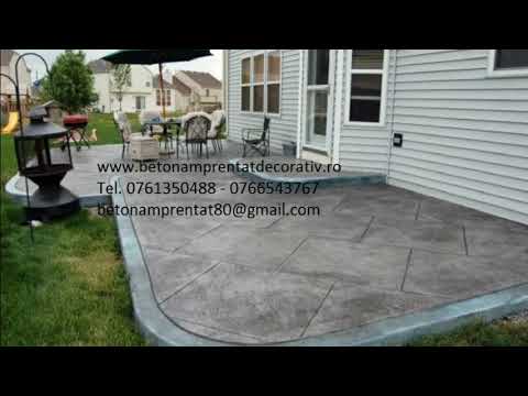 Beton Amprentat Adrianu Mic - Mureș Tel.0761350488 -0766543767
