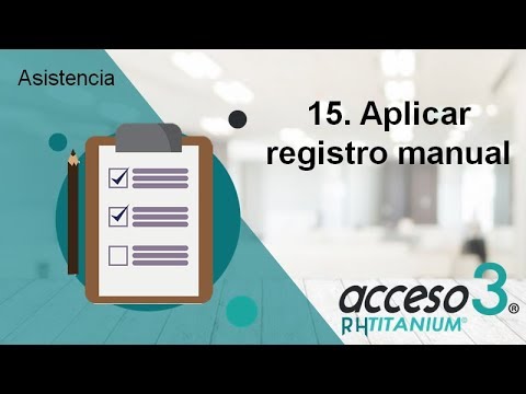 Registro manual