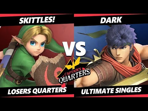 Captain's Quarters Losers Quarters - SKITTLES! (Young Link) Vs. Dark (Ike) SSBU Singles