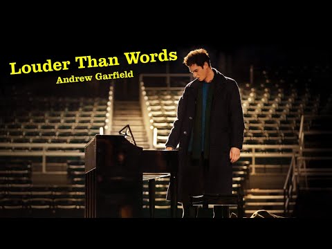Andrew Garfield - Louder Than Words (Lyric Video)  | tick, tick... BOOM! Soundtrack
