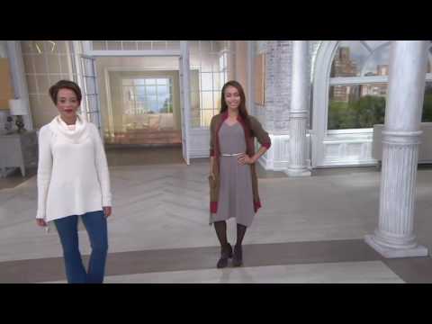 Clarks Leather Side Zip Cuffed Booties - Enfield Canal on QVC