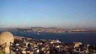 preview picture of video 'Lookin Istanbul from Galata tower!!'