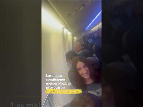 Pánico en un vuelo Mallorca - Alicante: las fuertes turbulencias que vivieron los pasajeros #shorts