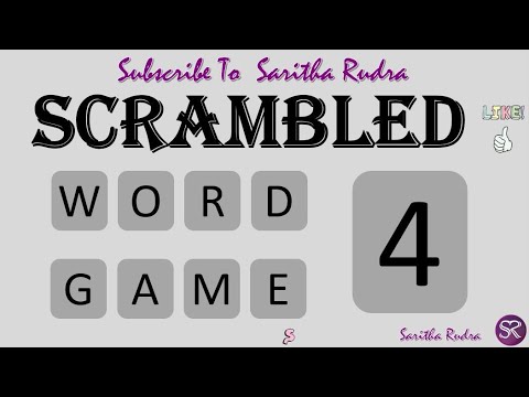 Scramble Words of 4 letters - Guess the Word Game - Vol 2