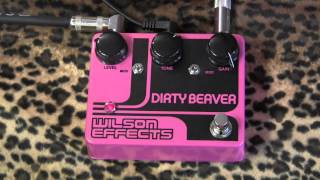 Video thumbnail for Wilson Effects DIRTY BEAVER Triangle Muff & beyond demo with Kingbee Tele by gearmanndude
