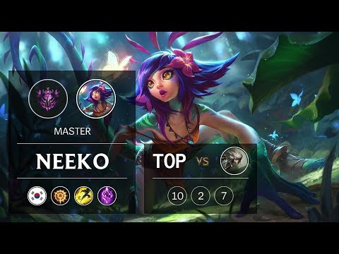 Neeko Top vs Camille - KR Master Patch 9.6