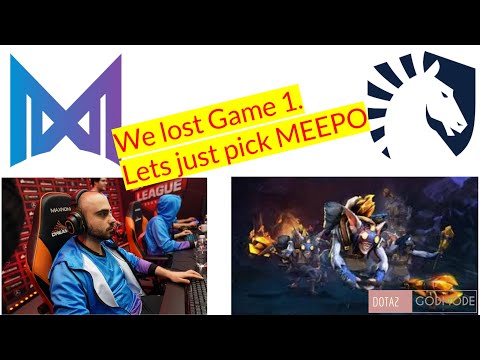 NIGMA'S SECRET WEAPON!!! MEEPO!!! Nigma VS Liquid Game 2 @ Blast Bounty Hunt