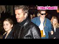 David Beckham & Family Step Out To Celebrate Together After Victoria's Fashion Show In Paris, France