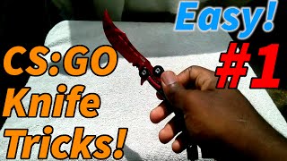 [EASY] CS:GO butterfly knife |Trick #1 - Basic Open/Close
