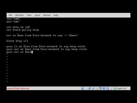 FreeBSD Network Router/Firewall Setup  Part 2/3 Configuration