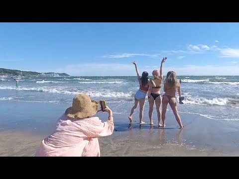 Paseo por la playa de Yuigahama