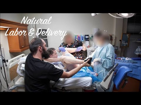 41 Week All Natural Peaceful Labor & Delivery Vlog!