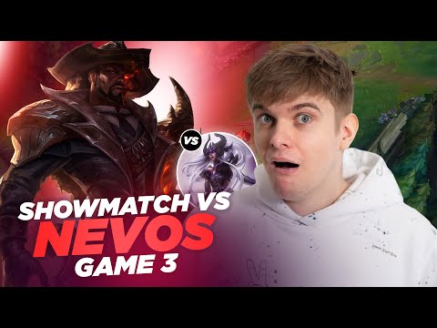 RHOBALAS : SHOWMATCH VS NEVOS - LUCIAN VS SYNDRA | LOL FR