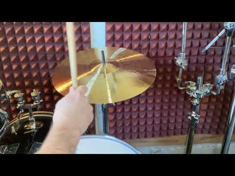 Paiste Signature Full 16" Crash 1004g w/ video demo of actual cymbal for sale image 2