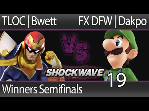 SW19 Smash 4 - TLOC | Bwett (C.  Falcon) vs FX DFW | Dakpo (Luigi) - Winners Semis