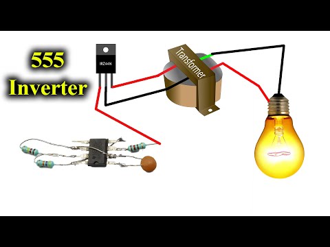 12v to 220v inverter using 555 Timer IC