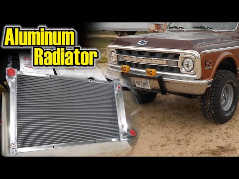 70 Chevy Truck Aluminum 3 Core Radiator