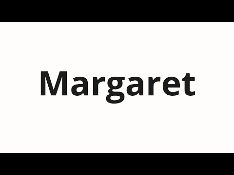 How to pronounce Margaret | Маргарет (Margaret in Russian)