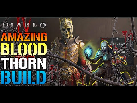 Diablo 4: Necromancer "Blood Thorn" Build Is AMAZING! Break The Game With This Build! (Guide)