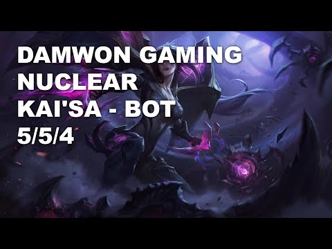 DAMWON Gaming Nuclear Bot Kai'Sa vs Varus - KR Challenger Rank Game 10.7
