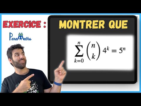 Utiliser la formule du binôme de Newton pour montrer cette égalité