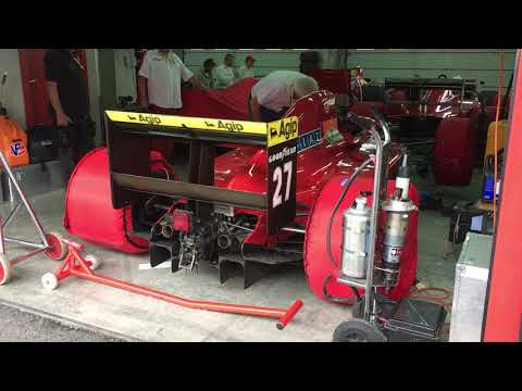 Ferrari F1 643 V12 Warm up Historic Minardi Day 2018