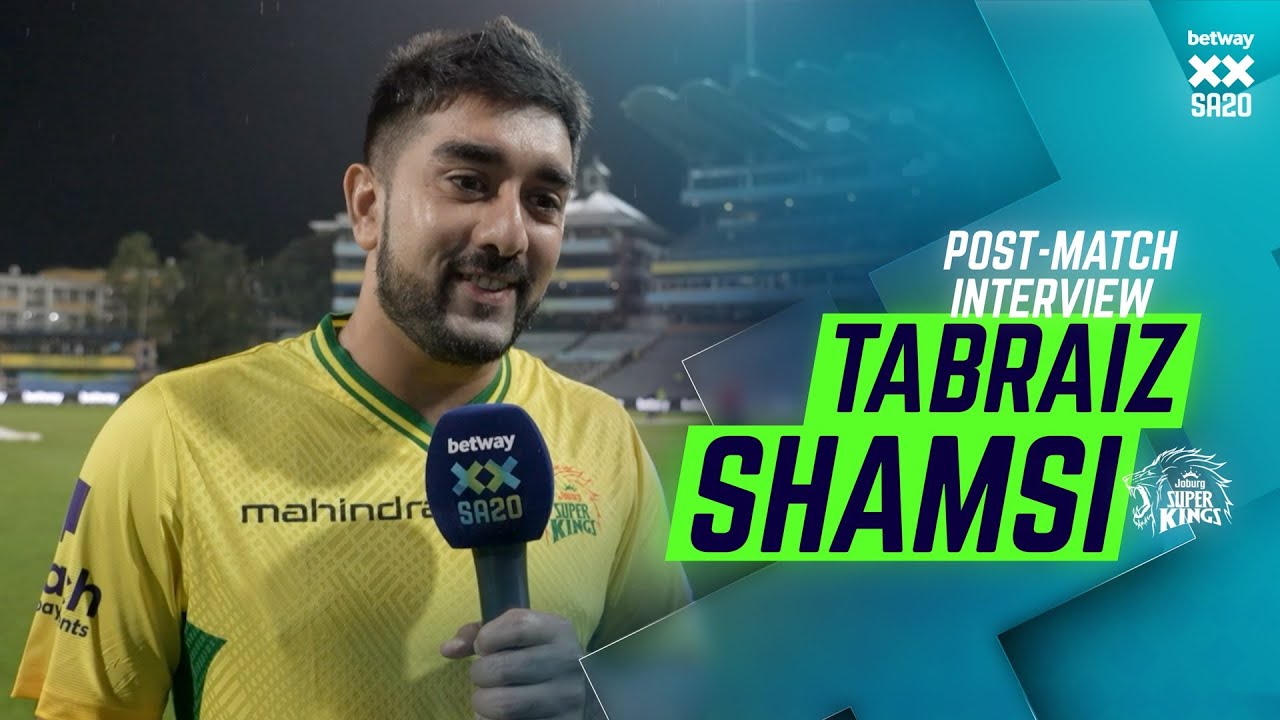 Tabraiz Shamsi Post-match interview | Match 4 - JSKvMICT