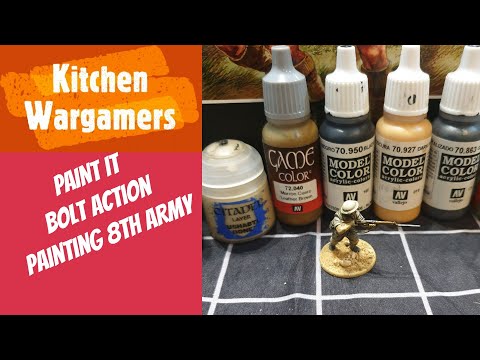 Bolt Action PAINTING 8TH ARMY