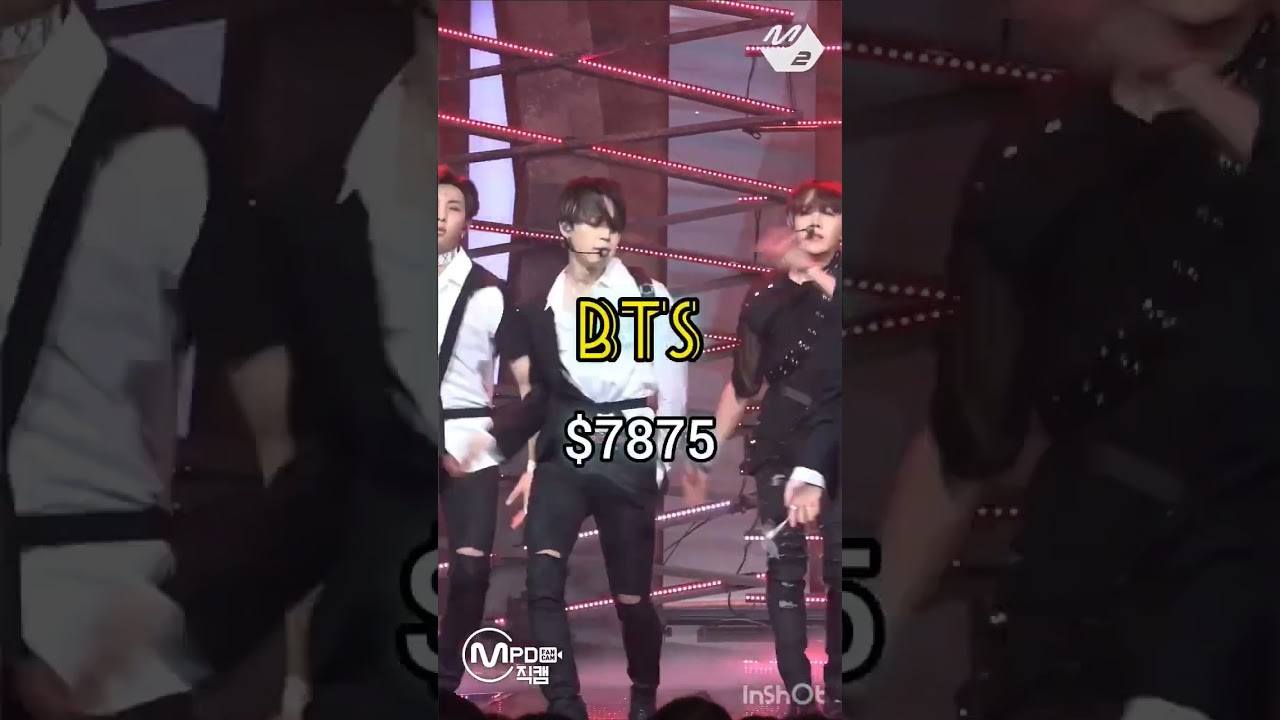 How much does the tickets cost for front row seats in Kpop concerts #kpop #concert