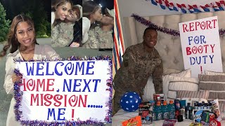 MY HUSBAND IS HOME !❤️ Military Homecoming/GRWM Vlog