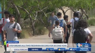 UTEP enrollment record