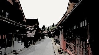 preview picture of video 'Strolling at Fukiya Okayama,Japan 歴史を感じる赤い町並み 吹屋:旅'