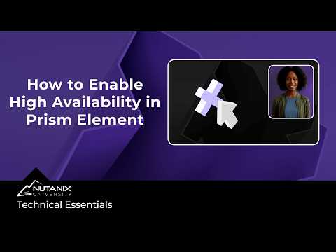 How To Enable High Availability In Prism Element