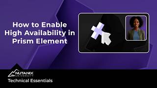 How to Enable High Availability in Prism Element