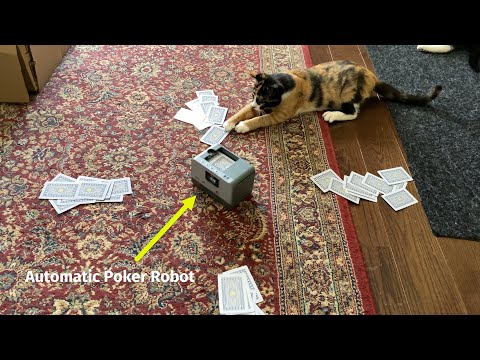Rechargeable Poker Card Dealing Robot 🃏 Gadgetify