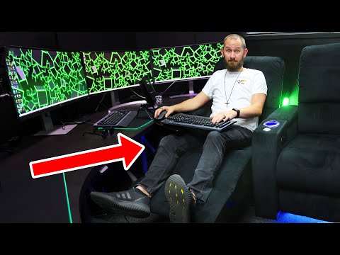 I Installed Theater Chairs Into MEGADESK!