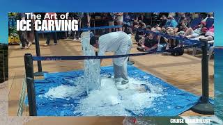 The Art of Ice Carving #princesscruises #cruiseexxperiences