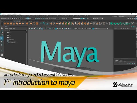 Introduction To Maya | Autodesk Maya Essentials Series | Lesson 1/13