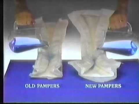 PAMPERS TV AD 1984