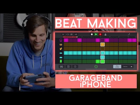 How To Make Beats On GarageBand // GarageBand iPhone Beat Making Tutorial