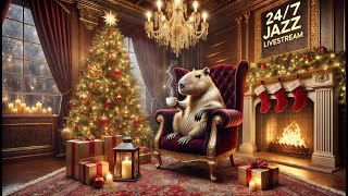 Capy Lab Lo-Fi Lounge: 24/7 Chill Jazz for Study, Relaxation & Cozy Vibes ☕✨
