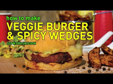 Veggie Burger and Spicy Wedges - SSTW Cook guide
