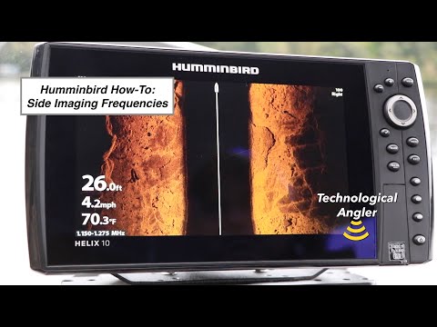 Humminbird HELIX Quick Tip: Side Imaging frequencies